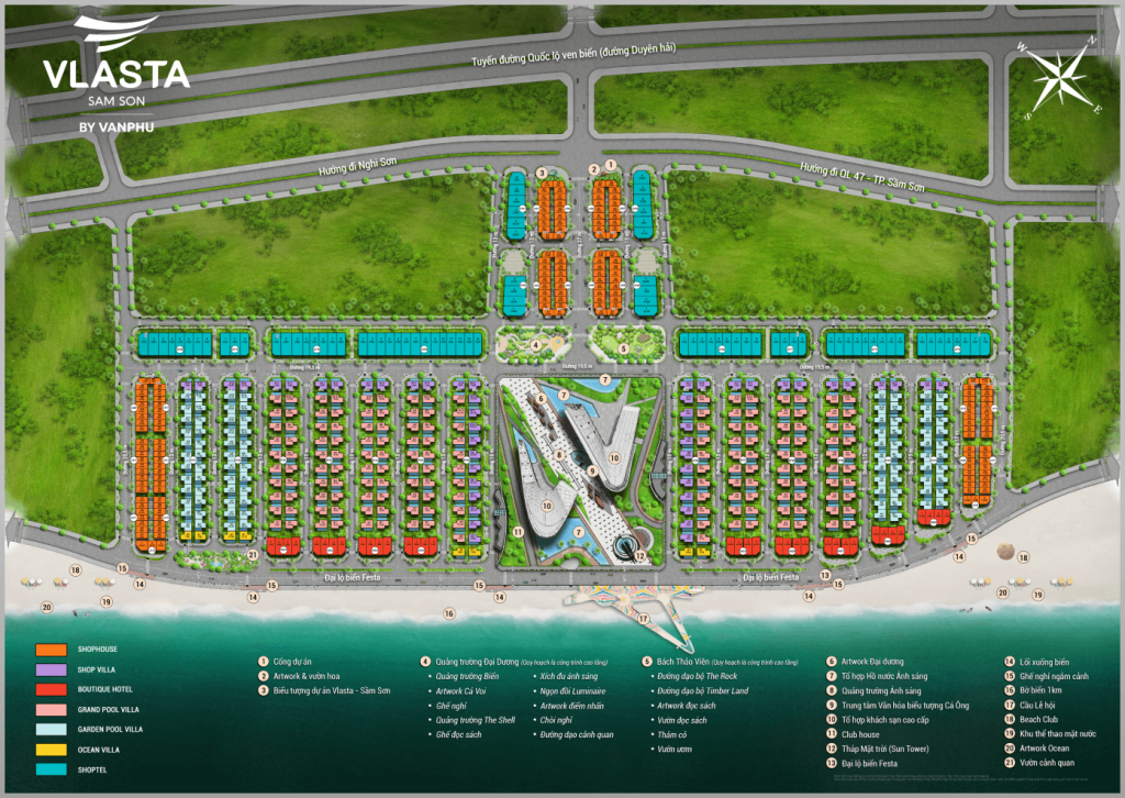 Mặt bằng Vlasta Sầm Sơn